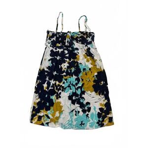 DKNY Floral Spaghetti Strap Dress XS